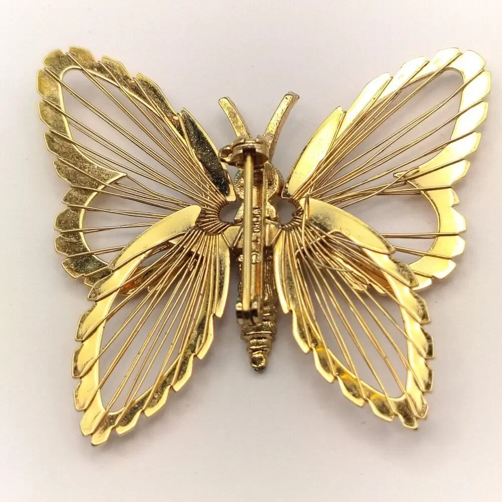 Monet Butterfly Brooch Pin 2.4